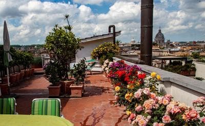 Apartment Spanish Steps with panoramic roof-terrace