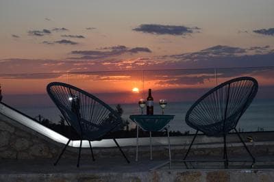 Villa Thetis with private pool where the sunsets fade away