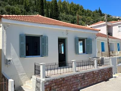 Modern cottage on the sea