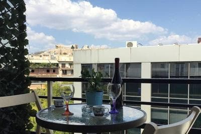 Modern apartment with Acropolis view
