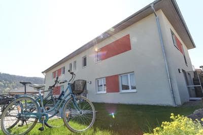 WEINQUARTIER Bad Kösen 65 qm Küche Parkplatz Terrasse Weinbergsblick