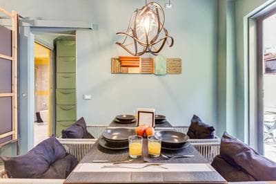 Appartamento pigneto con giardino privato e parcheggio
