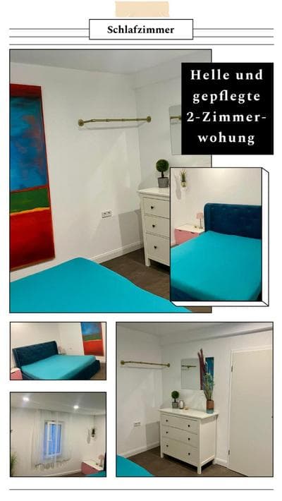 Helle und gemütliche 2 Zimmer Ferienwohnung