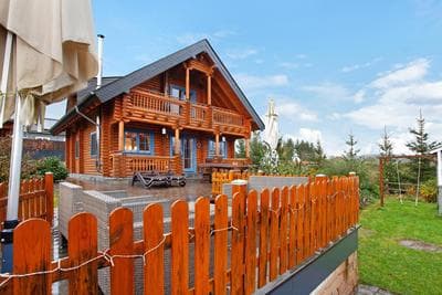 Holzhaus Mühlenblick mit Whirlpool