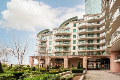 Terraced riverview apartment