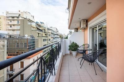 Brand new apartment featuring a large balcony