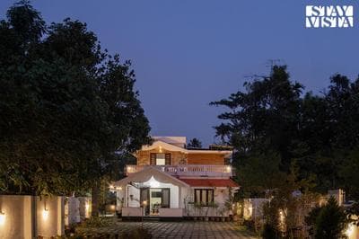 StayVista at Nature Nook with Pvt Pool & Terrace Access