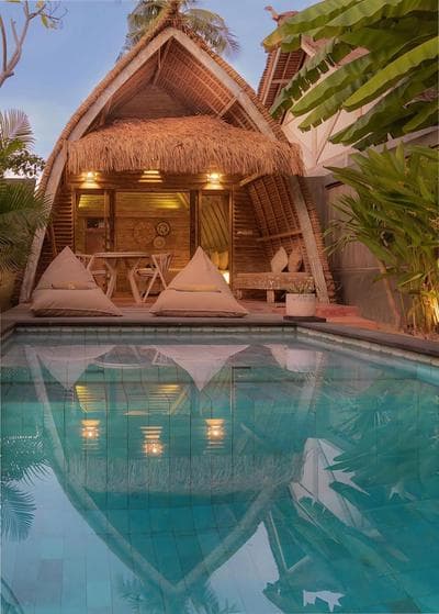 Private Pool Romantic Villa - Adults Only - VILLA PALMA - Gili Meno