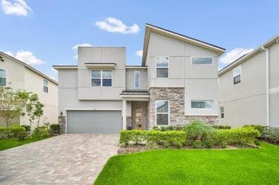 Luxury Villa SOUTH Facing Pool No Rear Neighbors Themed rooms theatre & Game Room #8SO8956