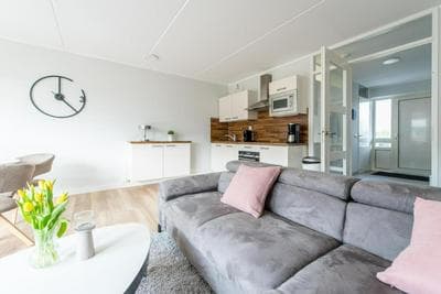 Dünenloft 53 Ameland - tolle, komplett renovierte Ferienwohnung für bis zu 4 Personen - Haustiere herzlich willkommen - Balkon ausgerichtet nach Süden