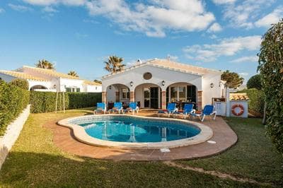 Ferienhaus mit Privatpool für 6 Personen ca 120 qm in Cap d'Artrutx, Menorca Südküste von Menorca