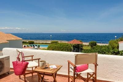 Ferienhaus mit Privatpool für 8 Personen ca 160 qm in Cap d'Artrutx, Menorca Südküste von Menorca