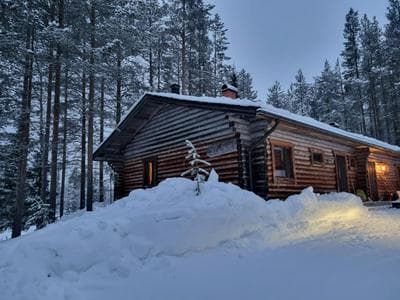 Log cabin Ylläs Valokki - sauna, fireplace, Ylläs view
