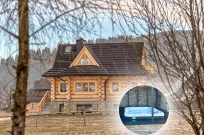 Domek w Białce z JACUZZI w ogrodzie