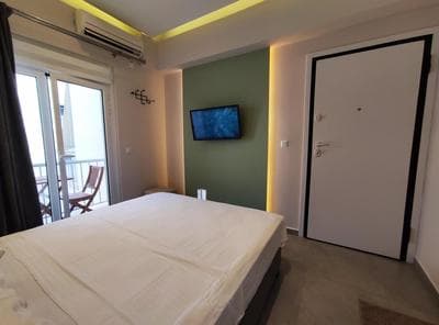 Athens Stay 15 Hotel-Style Room, King Bed & Private Balcony