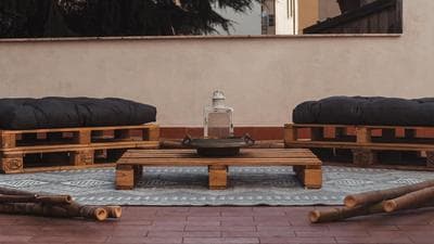 La terrazza tra i palazzi