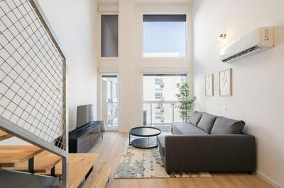loft reformado industrial con garaje