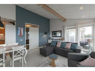 Beachside home with balcony