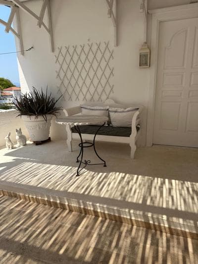 The home overlooking the harbor