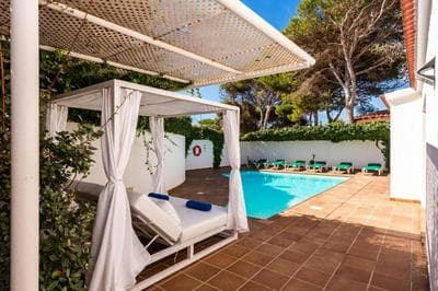 Ferienhaus mit Privatpool für 7 Personen ca 120 qm in Cap d'Artrutx, Menorca Südküste von Menorca
