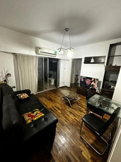Apartamento 3 ambientes amoblado con patio con 2 habitaciones