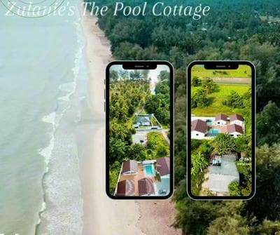 Zulanie's The Pool Cottage near D'Aur Beach, Melawi, Bachok