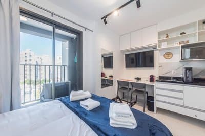 903 - Studio em Campo Belo há 2km de Congonhas