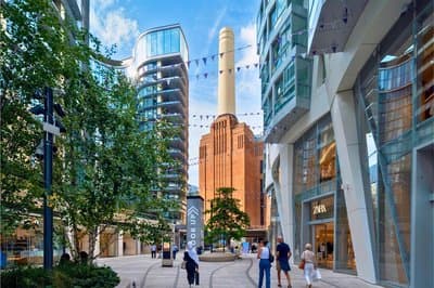 Battersea Power Station Skyline Suite, Private Balcony Terrace, AC, 1000MB SuperFast Wifi