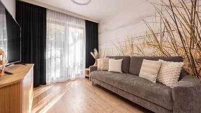 Flatbook Apartament Nautikka Park Krynica Morska - parking, fitness i sala zabaw, 200 m od plaży