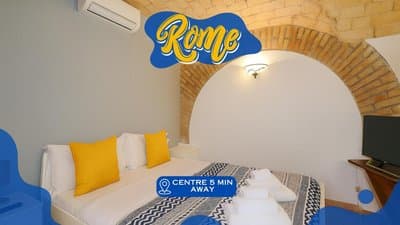 Authentic Central Roman Home - Metro 7min, 5min to Rome Center, AC, Wi-Fi