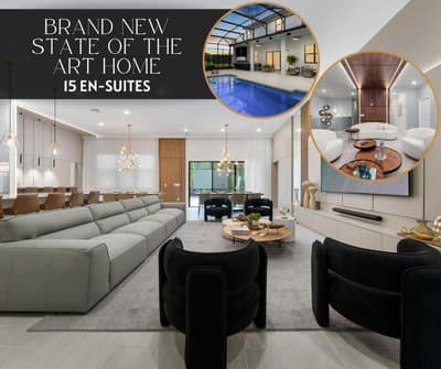 Brand New Modern State of the Art Home! Sleeps 31