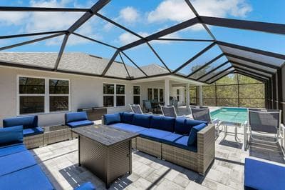 New Poolside Home in South Gulf Cove! Beaches Boca Grande, Manasota, Siesta Key & Venice