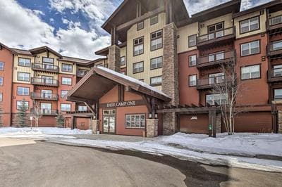Steps to Ski Lifts: Base Camp One Resort Condo