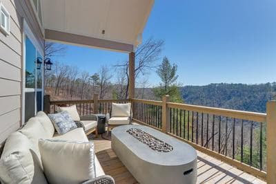 11 Mi to Dtwn Ellijay: Newly Built Modern Cabin!