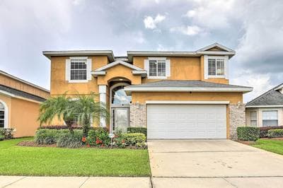 Colorful Family Villa w/ Game Room, 8 Mi to Disney
