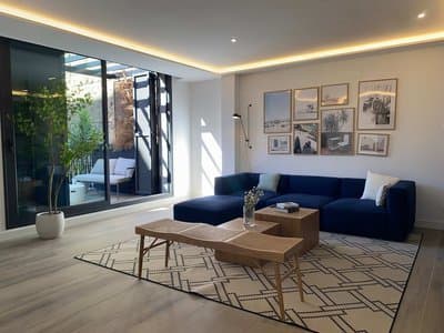 w Trendy 2BR w Sunny Terrace in Chueca