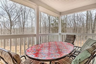 Serene Bloomington Home: Deck & Forest Views