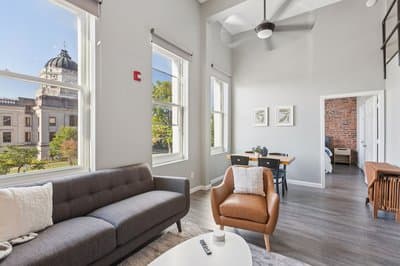 Rustic-industrial Loft With Courthouse Views 3 Bedroom Apts