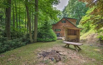 Streamside Bryson City Cabin w/ Hot Tub & Sauna