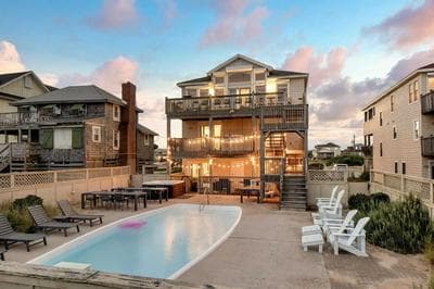 Sleeps 28 Beachfront w/ Pool, Hot Tub, Game Room Atlantic Watch by Avantstay