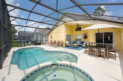Carpet-free 4BR w/ Pool, 2 Master Bds, Near Disney