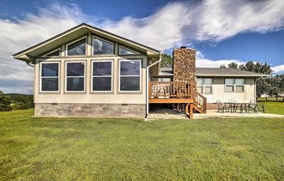 Holiday Island Home w/ Patio + Golf Course View!