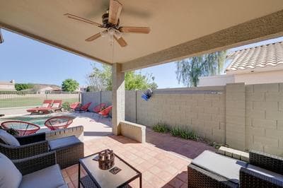 Golf Course View + Pool: Serene Glendale Home