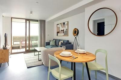 Striking One-bedroom Apartment Vibrant Poplar