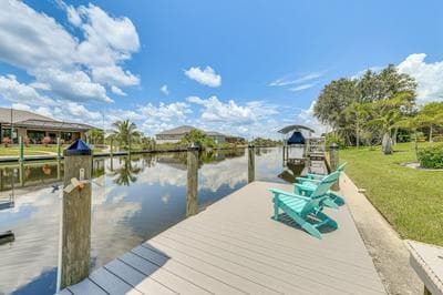 12 Mi to Gulf: Port Charlotte Home w/ Boat Dock