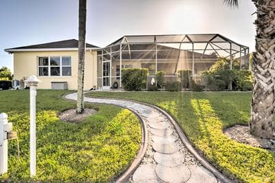 Port Charlotte Home on Canal w/ Lanai & Pool!