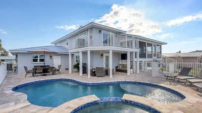 Englewood 3 Bedroom Private Pool+Spa Canal on Lemon Bay Home 3 Home
