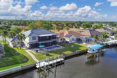 Port Charlotte 4 Bedroom Pool Vacation Home on Canal 4 Home