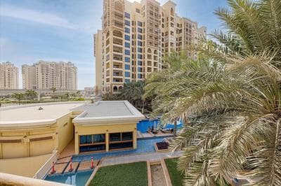 Large Terrace and Pool View - 2 Br - Next to Mall