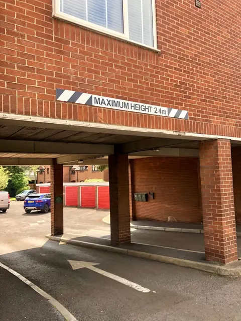 AB - Top floor 2 bed modern town centre apartment with parking for one vehicle